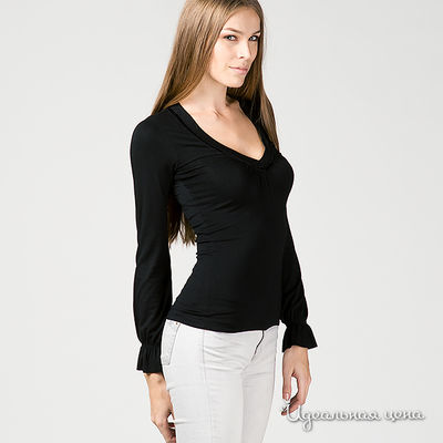 Блуза Sergio Falconi, цвет цвет черный