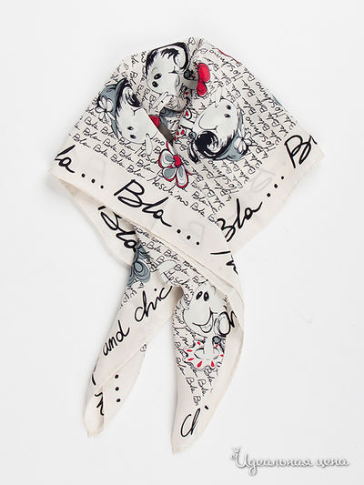 Платок Moschino, цвет Красный