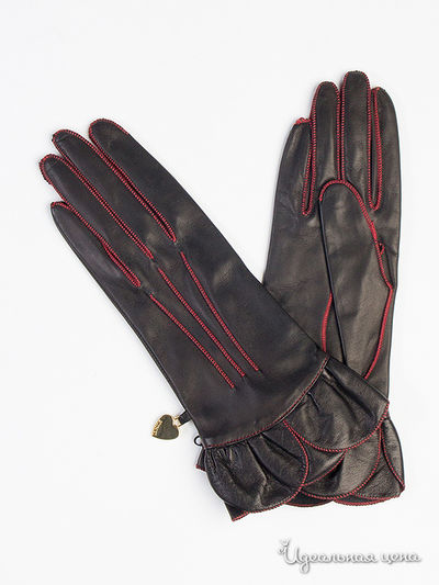 Перчатки Moschino, цвет черный