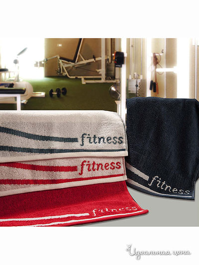 Полотенце Shamrock, цвет белый/синий