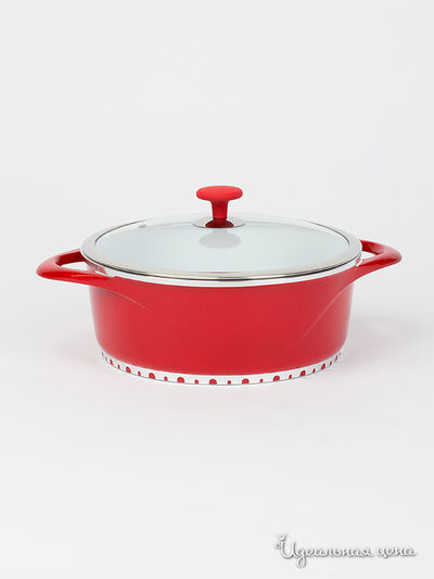 Кастрюля Shnaider, цвет красный, зеленый,