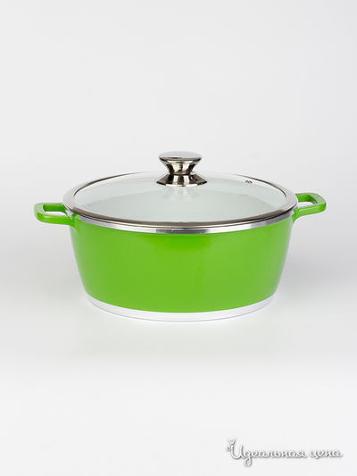 Кастрюля Shnaider, цвет красный, зеленый,
