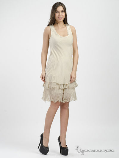 Платье Think Chic, цвет бежевый