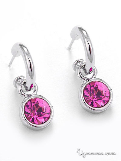 Серьги Ice & High, цвет серебряный