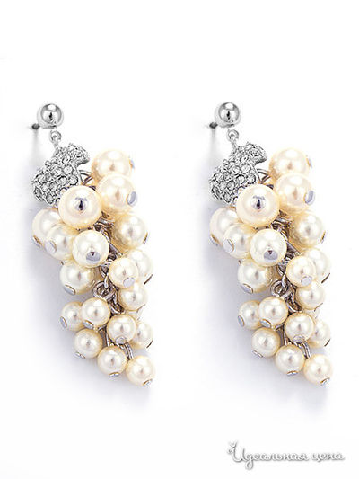 Серьги Ice & High, цвет серебряный