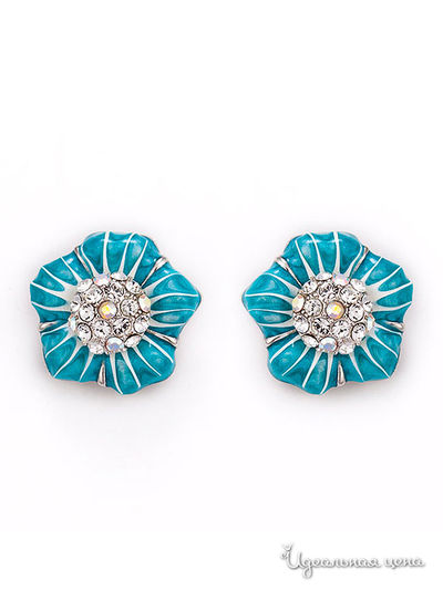 Серьги Ice & High, цвет серебряный