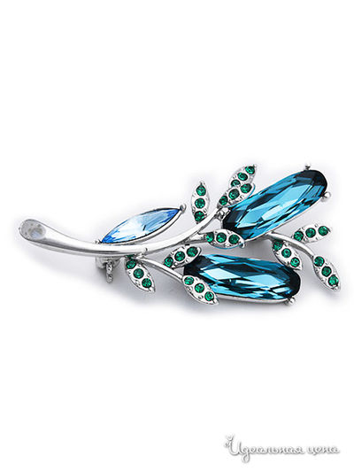 Брошь Ice & High, цвет серебряный