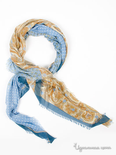 Палантин Pollini, цвет голубой