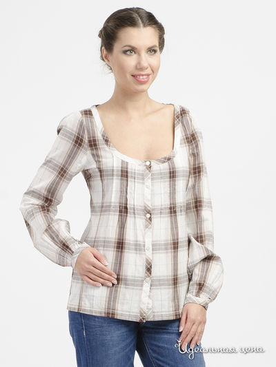 Блуза Tommy Hilfiger, цвет клетка 111