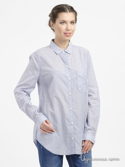 Блуза Tommy Hilfiger, цвет голубой 017