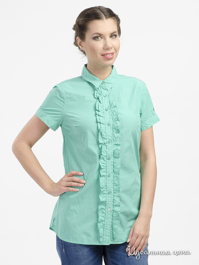 Блуза Tommy Hilfiger, цвет зеленый 320