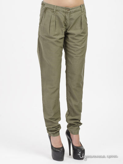 Брюки Tommy Hilfiger, цвет зеленый 341