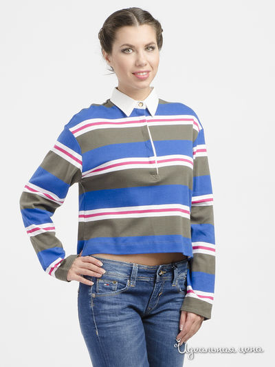 Поло Tommy Hilfiger, цвет синий 466