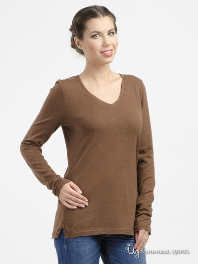 Лонгслив Tommy Hilfiger, цвет коричневый 214