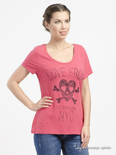 Футболка Tommy Hilfiger, цвет красный 543