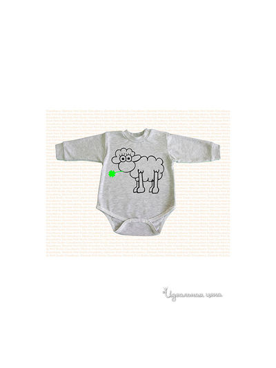 Боди Cloudberry, цвет серый меланж