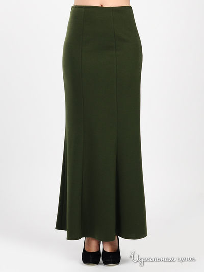 Юбка Adzhedo, цвет бутылочный