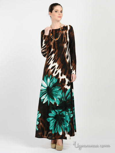 Платье Adzhedo, цвет зеленая ромашка