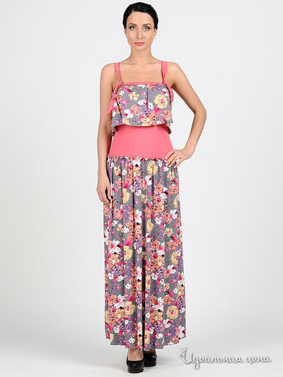 Платье Adzhedo, цвет розовый, серый