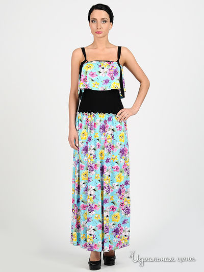 Платье Adzhedo, цвет голубой цветок