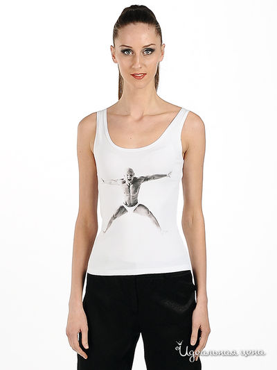 Майка Adzhedo, цвет белый/бой