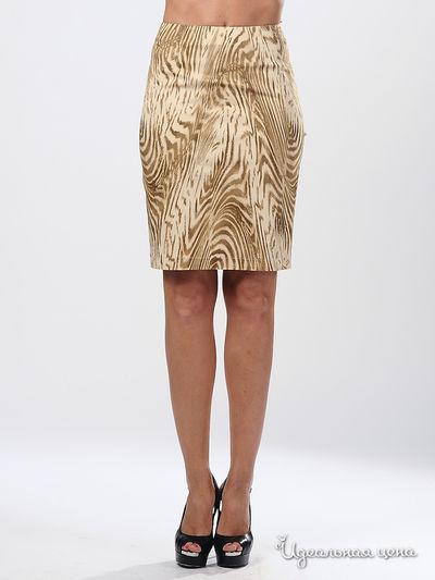 Юбка Adzhedo, цвет бежевый тигр