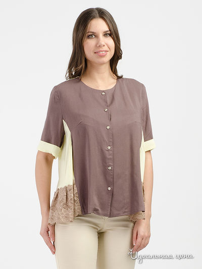 Блуза Adzhedo, цвет бежевый, желтый