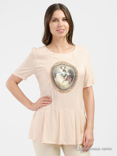 Блуза Adzhedo, цвет персиковый