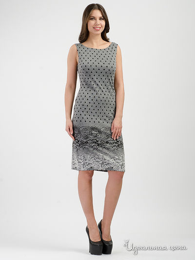 Платье Adzhedo, цвет серый, черный