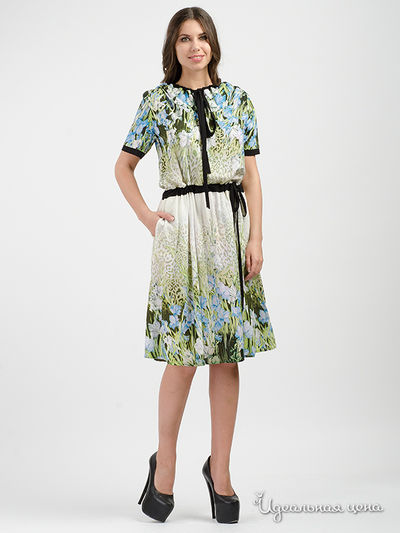 Платье Adzhedo, цвет зеленый лео