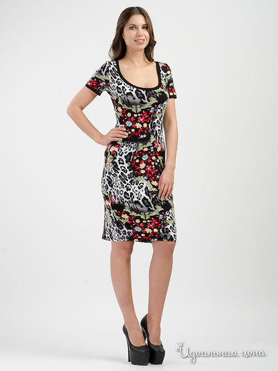 Платье Adzhedo, цвет черный, красный