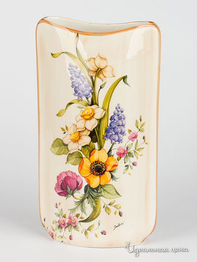 Ваза для цветов, 30 см LCS, цвет Мультиколор