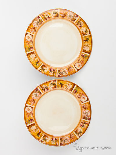 Набор из 2-х десертных тарелок, 20,5 см LCS, цвет Мультиколор