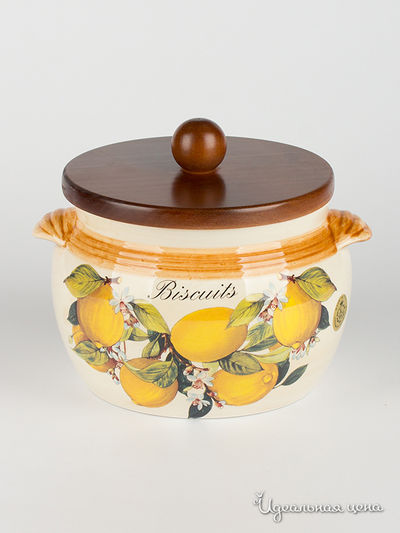 Банка для сыпучих продуктов, 2 л LCS, цвет Мультиколор