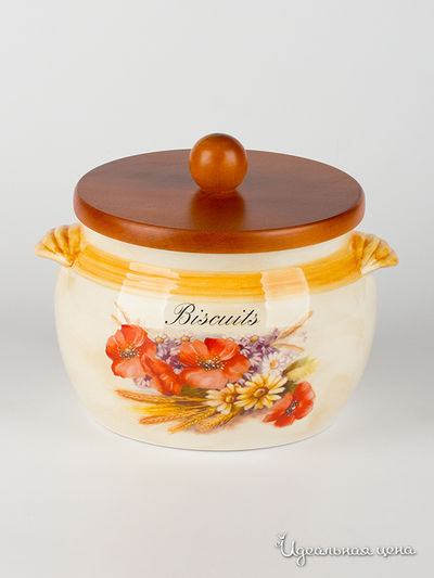 Банка для сыпучих продуктов, 2 л LCS, цвет Мультиколор