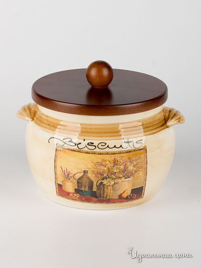 Банка для сыпучих продуктов, 2 л LCS, цвет Мультиколор