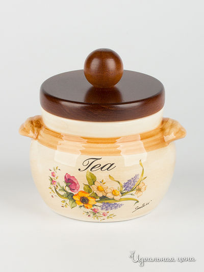 Банка для сыпучих продуктов (чай) LCS, цвет Мультиколор