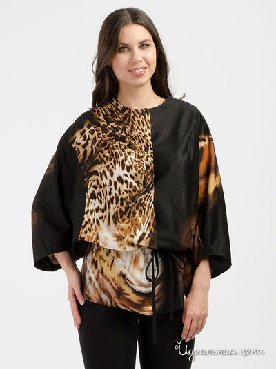 Ветровка Adzhedo, цвет коричневый лео волна