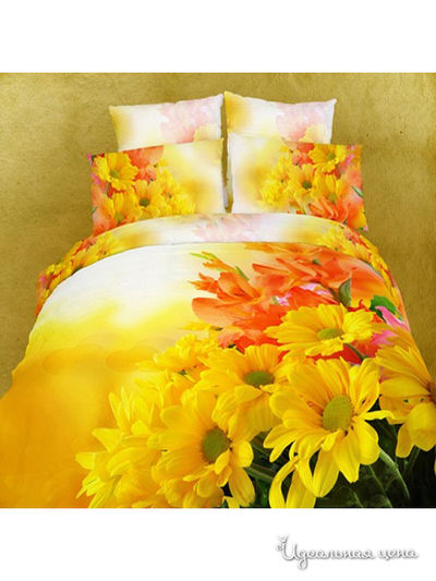 Комплект постельного белья, Евро Buenas Noches, цвет мультицвет