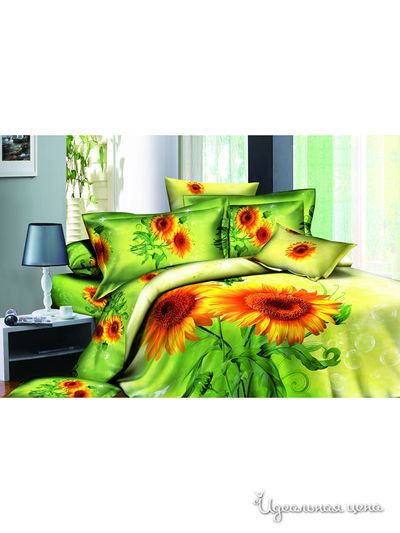 Комплект постельного белья, Евро Buenas Noches, цвет мультицвет