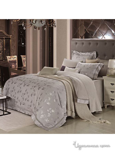 Комплект постельного белья, Евро Buenas Noches, цвет серый