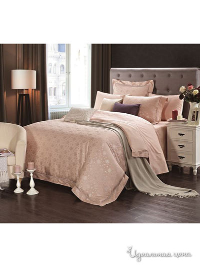 Комплект постельного белья, Евро Buenas Noches, цвет бежевый