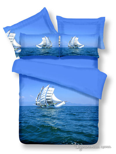 Комплект постельного белья, Евро Buenas Noches, цвет мультицвет