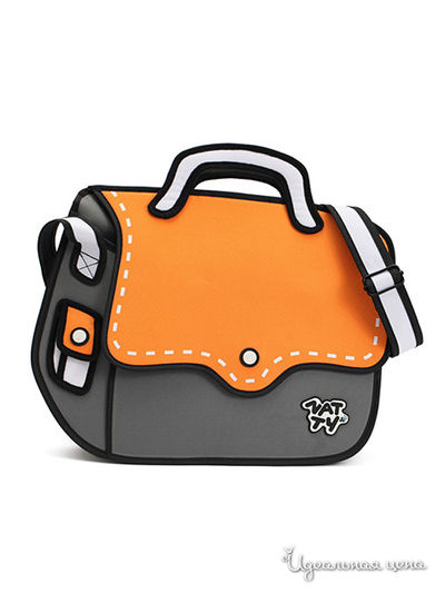 Сумка Natty, цвет оранжево-серый Natty, цвет оранжево-серый