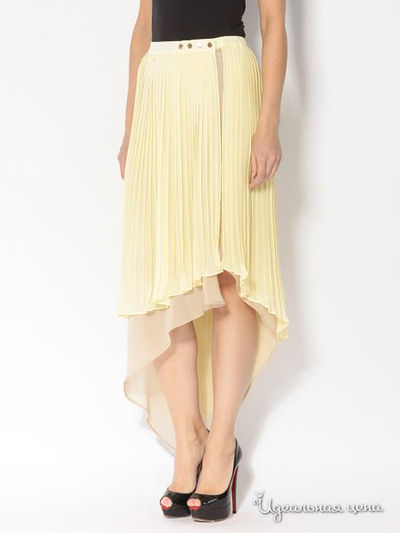 Юбка Waggon Paris, цвет желтая