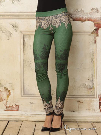 Леггинсы Waggon Paris, цвет зеленый