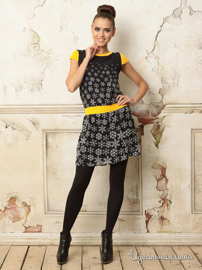 Платье Waggon Paris, цвет мультиколор