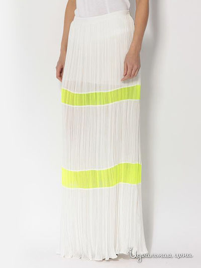 Юбка Waggon Paris, цвет белый, желтый