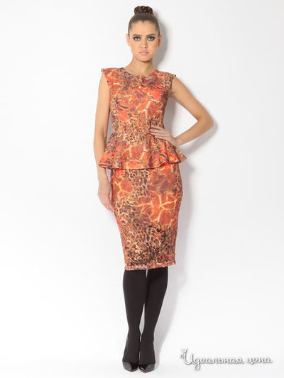 Платье Waggon Paris, цвет мультиколор