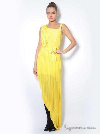 Платье Waggon Paris, цвет желтый